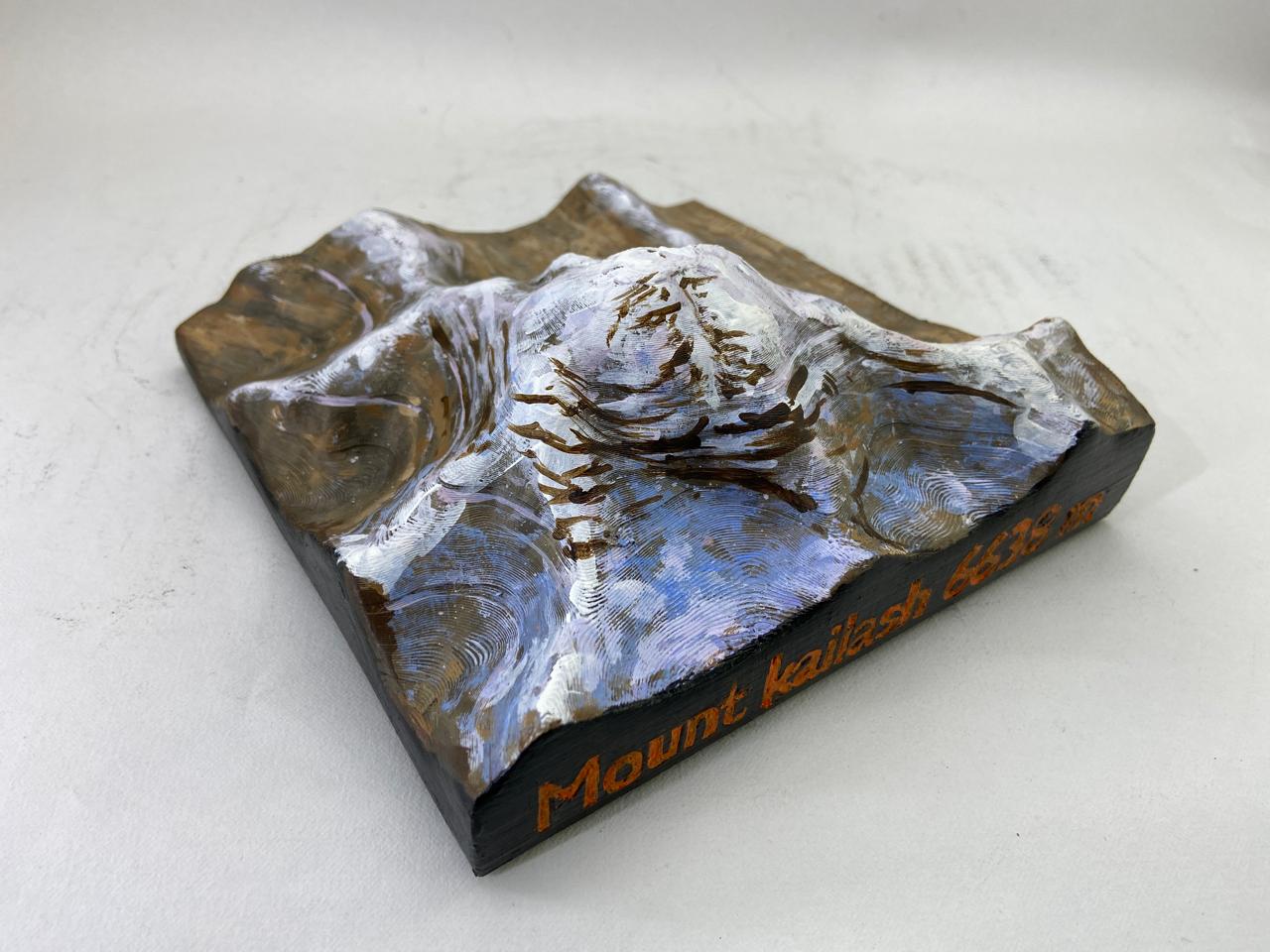 Mount Kailash painted terrain, sample 09