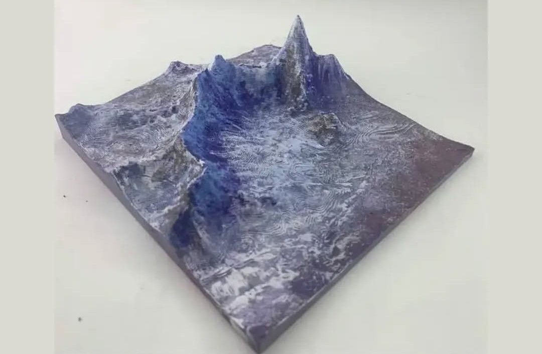 Amadablam painted terrain, sample 05