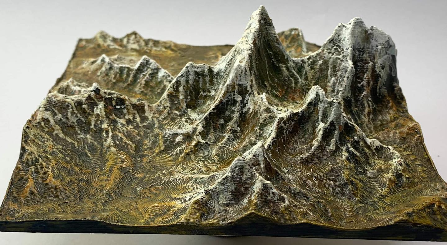 Manaslu painted terrain, sample 03